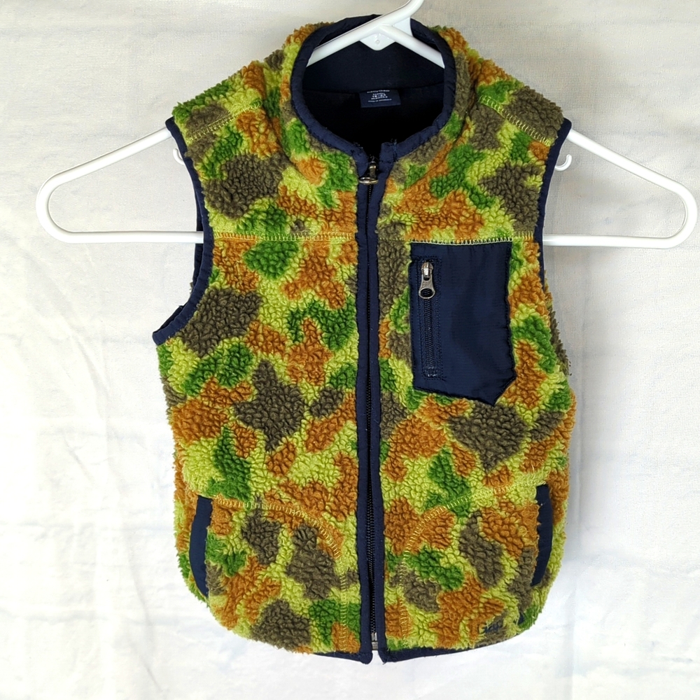 Camo Kids Fleece Vest Toddler 18-24 months